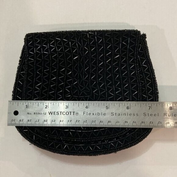 Black Beaded Clutch - Picture 6 of 12